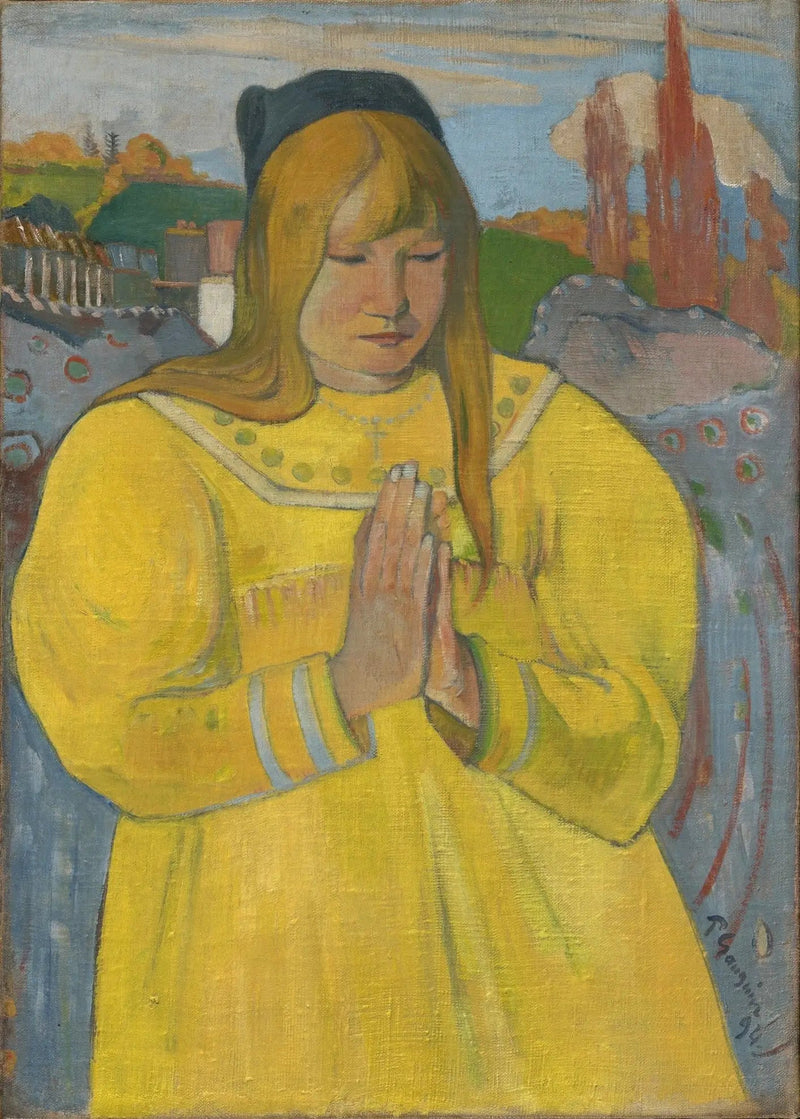 Bretonne in preghiera - Paul Gauguin