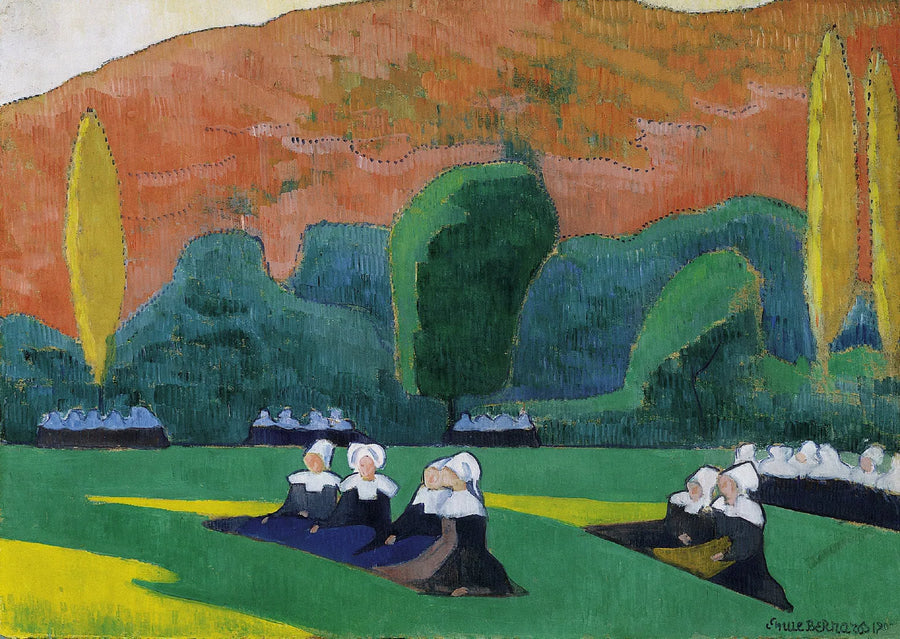 Le donne bretoni al perdono - Emile Bernard