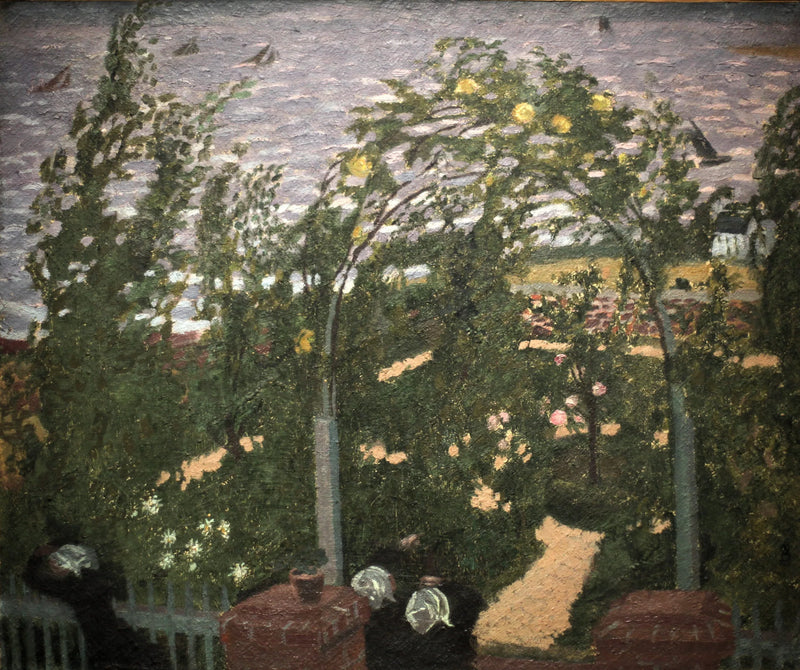Bretonnes sotto la pergola - Maurice Denis