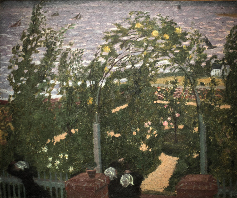 Bretonnes sotto la pergola - Maurice Denis