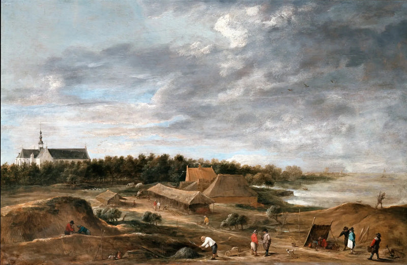 Briqueterie vicino a Hemiksem - David Teniers il Giovane