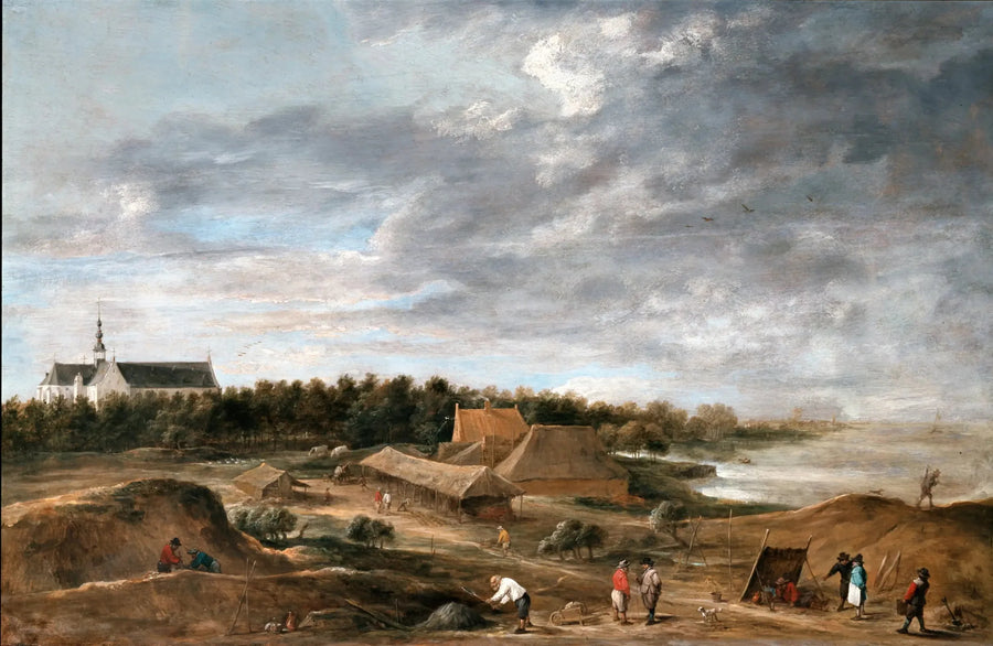 Briqueterie vicino a Hemiksem - David Teniers il Giovane
