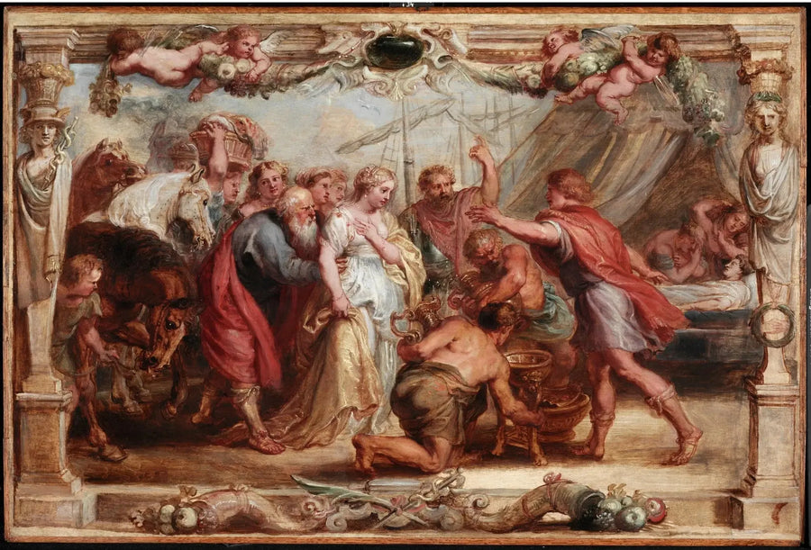 Briseis resa ad Achille - Peter Paul Rubens