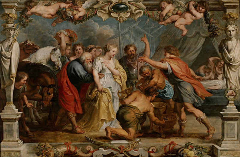 Briséis resa ad Achille da Nestor - Peter Paul Rubens