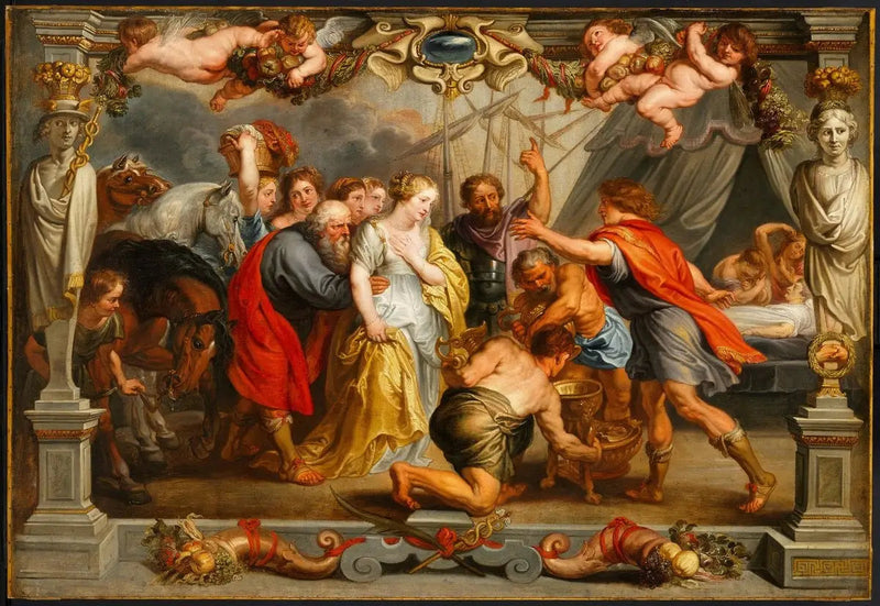 Briséis che ritorna ad Achille - Peter Paul Rubens