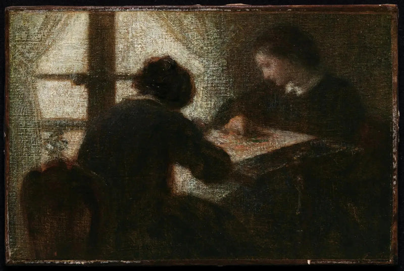 Ricamatori davanti a una finestra - Henri Fantin-Latour