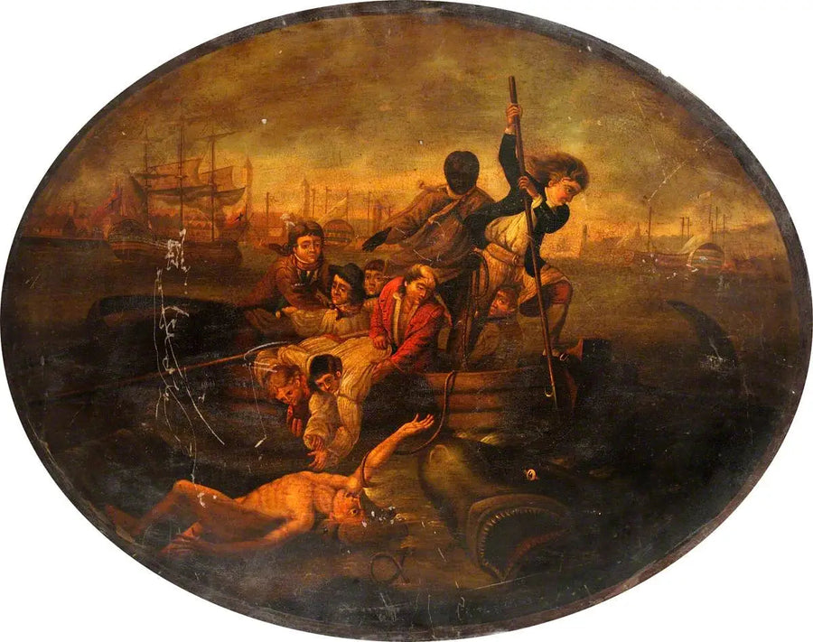 Brook Watson attaccato da uno squalo nel porto dell'Avana, 1749 - John Singleton Copley