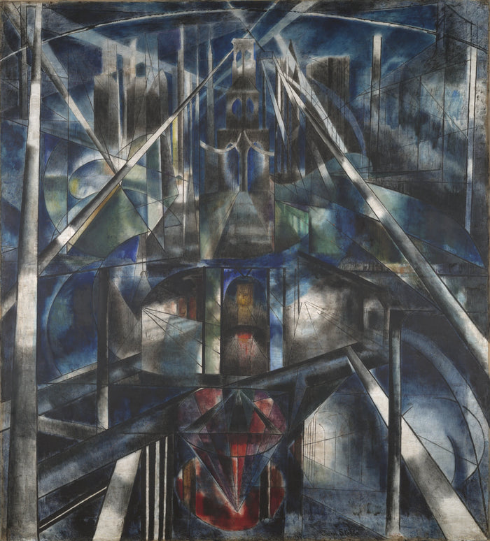 Ponte di Brooklyn - Joseph Stella
