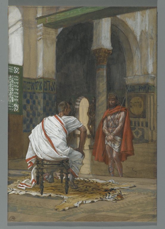 Jésus devant Pilate, première entrevue - James Tissot