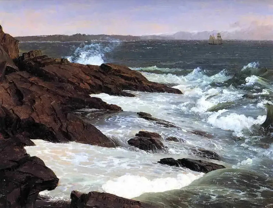 Nebbia al largo di Mont Désert - Frederic Edwin Church