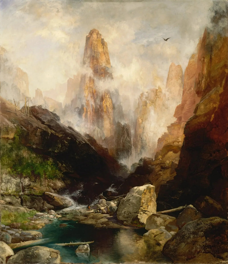 Nebbia nel canyon di Kanab, Utah - Thomas Moran