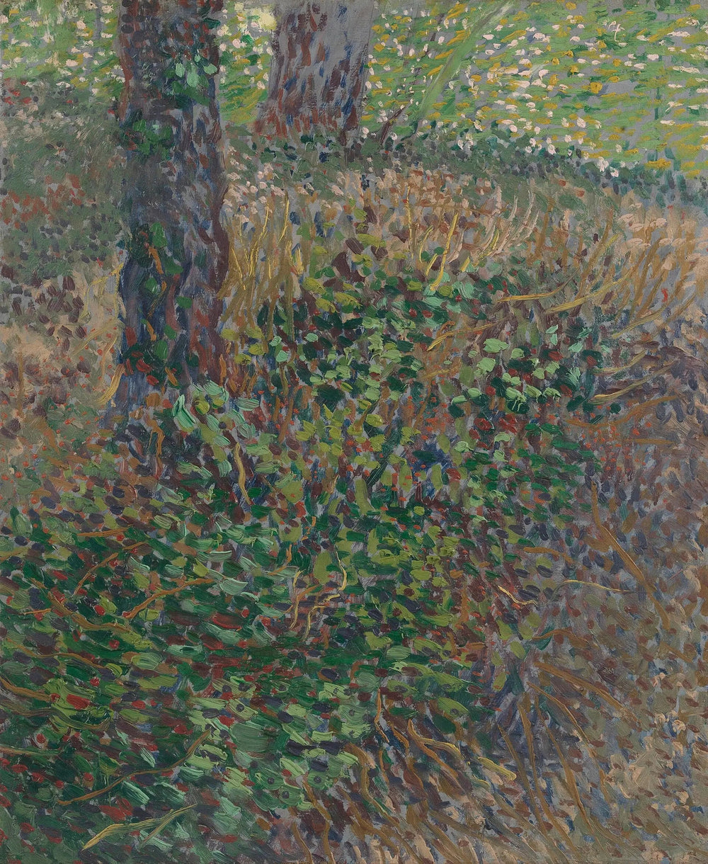 Reproduction du tableau « Broussailles - Vincent van Gogh » par Alpha Reproduction en peinture à l’huile