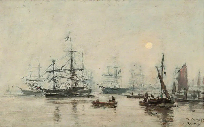 Nebbia, Bordeaux - Eugène Boudin