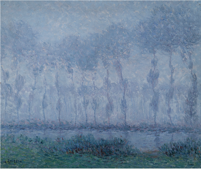 Nebbia sull'Eure, Saint-Cyr - Gustave Loiseau