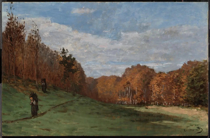 I boscaioli ai margini della foresta W18 - Claude Monet