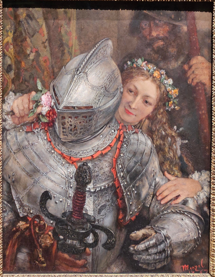 Le Colin-maillard - Adolph von Menzel