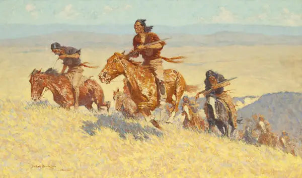 Buffalo Runners - Bacino di Big Horn - Frederic Remington