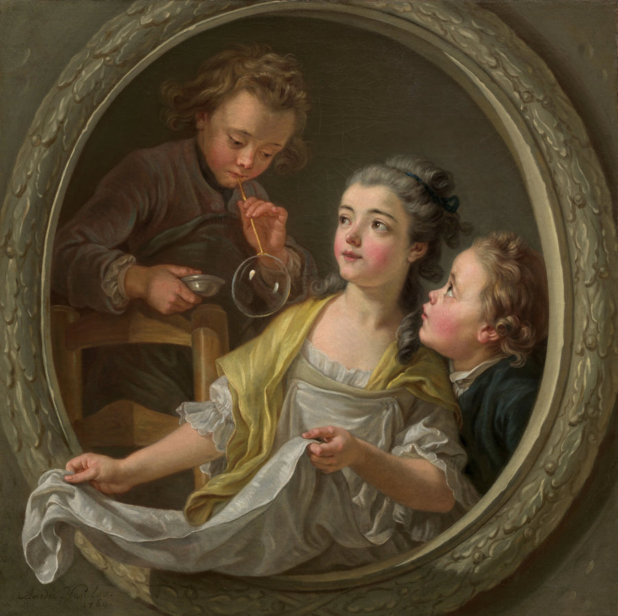 Bulles de savon - Charles Amédée Philippe Van Loo