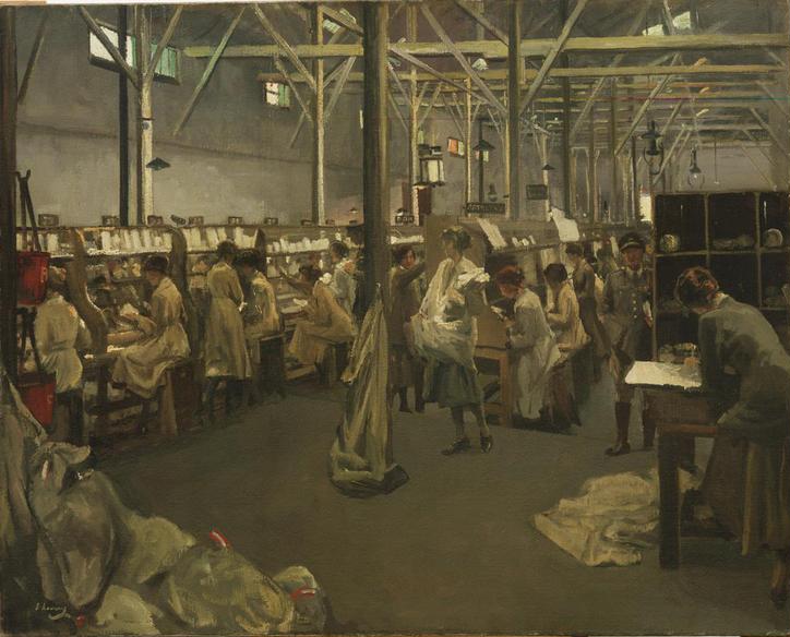 Ufficio postale militare 3, Boulogne - John Lavery