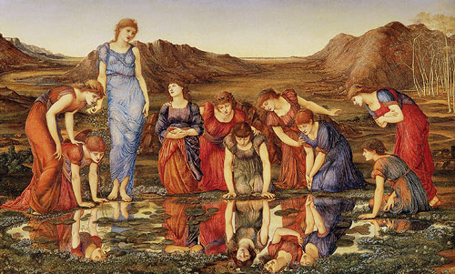 The Mirror of Venus - Edward Burne-Jones