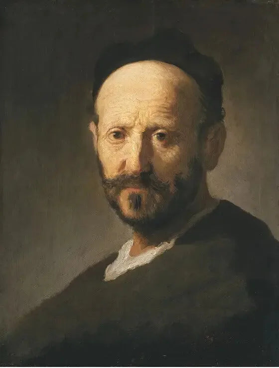 Busto di uomo con berretto - Rembrandt