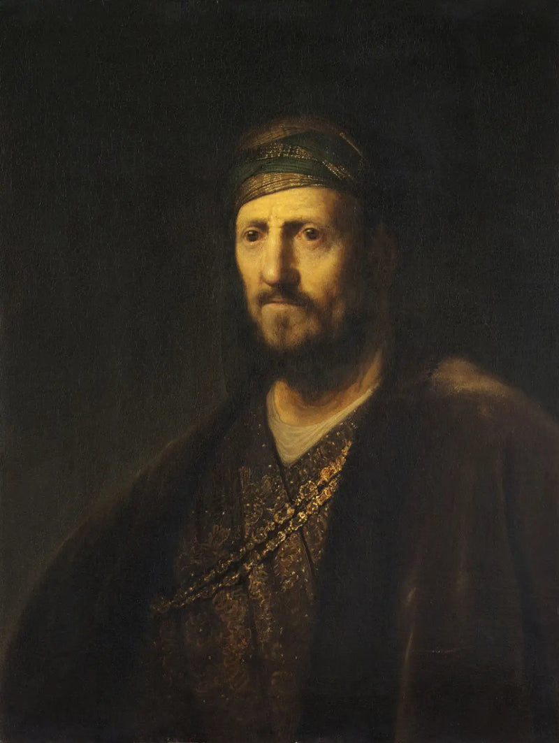 Busto di uomo in costume orientale - Rembrandt