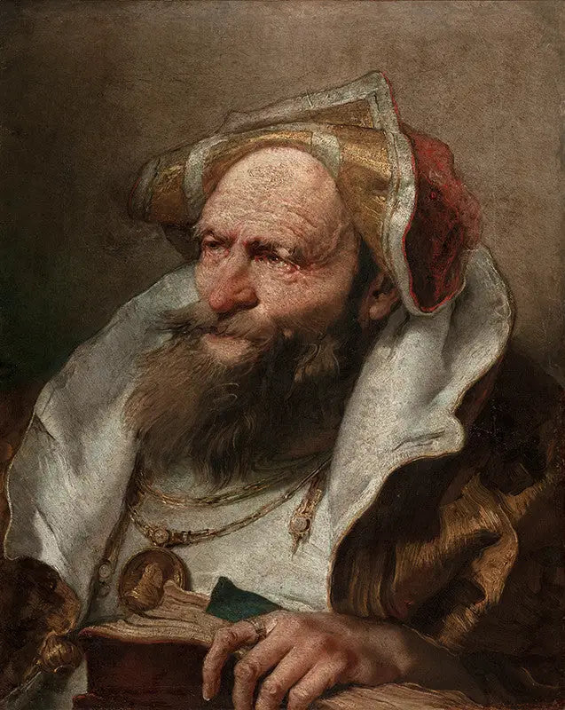Busto di un vecchio uomo - Giovanni Battista Tiepolo