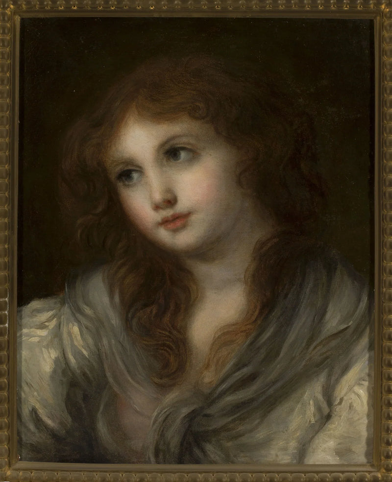 Busto di una ragazza - Jean-Baptiste Greuze