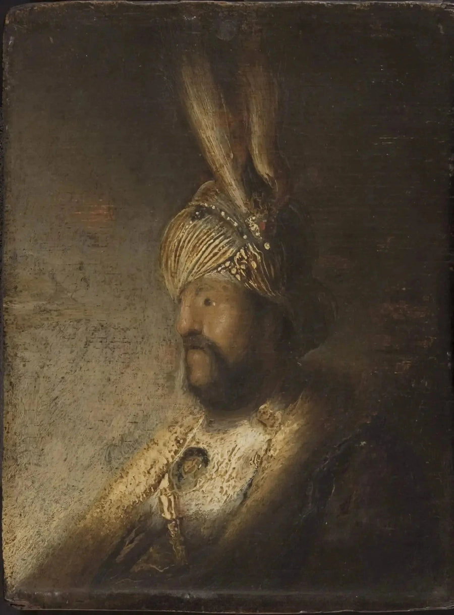 Busto di uomo con turbante - Rembrandt