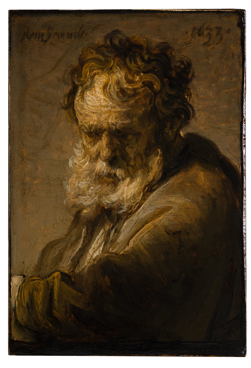 Busto di un vecchio uomo barbuto - Rembrandt