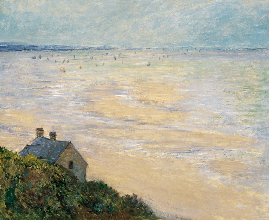 La Cabane à Trouville, bassa marea W686 - Claude Monet