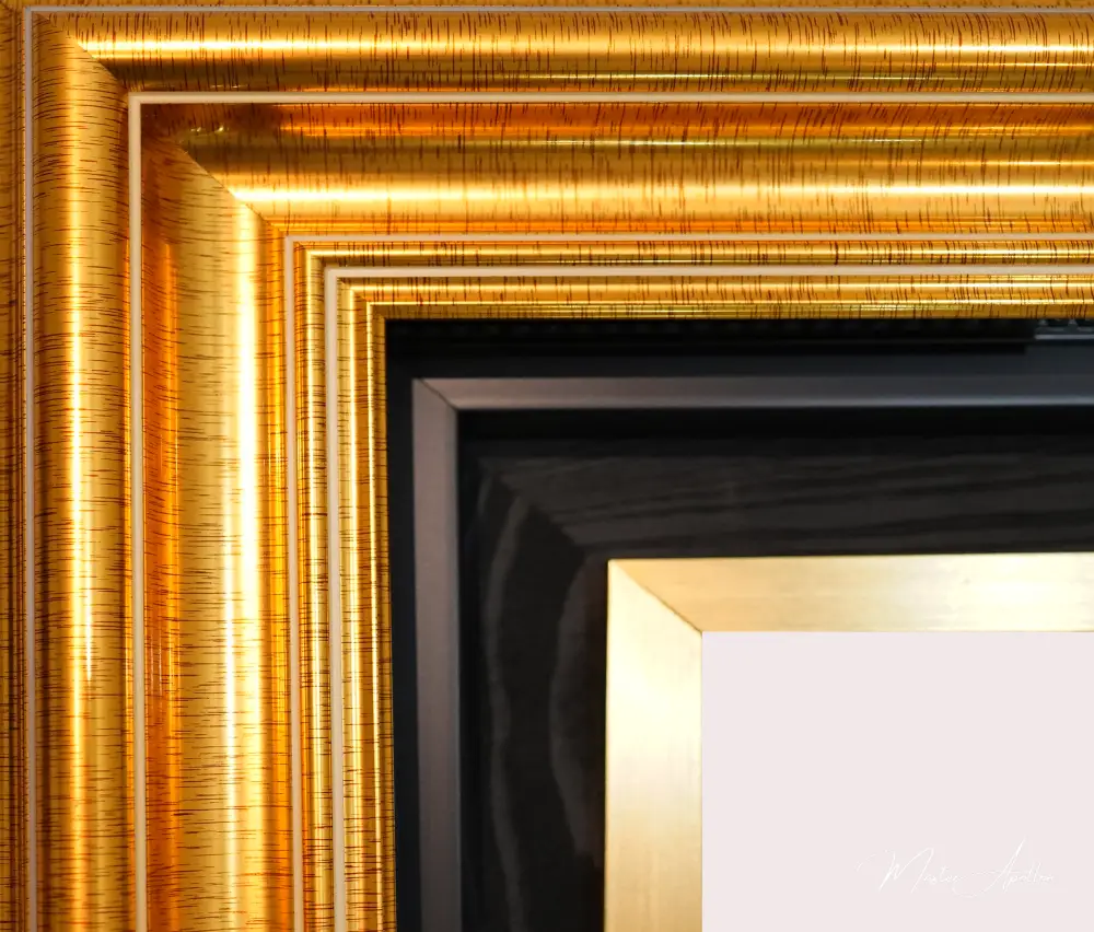 Cadre golden gold - Reproductions de tableaux et peintures haut de gamme