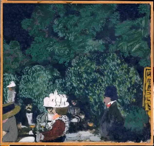 Café al bosco di Boulogne - Édouard Vuillard