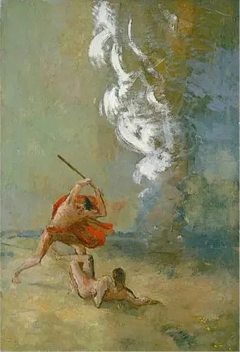 Caïn e Abele - Odilon Redon