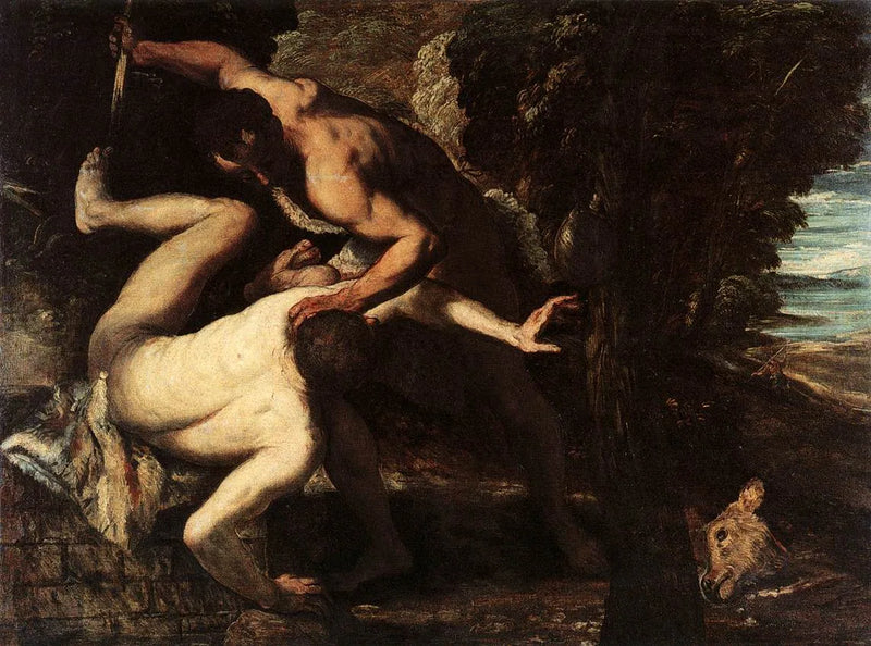 Caïn uccide Abele (Il Tintoretto) - Jacopo Tintoretto