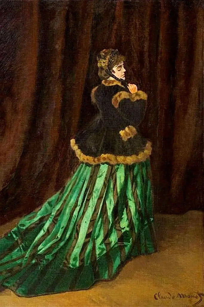 Camille in abito verde - Claude Monet