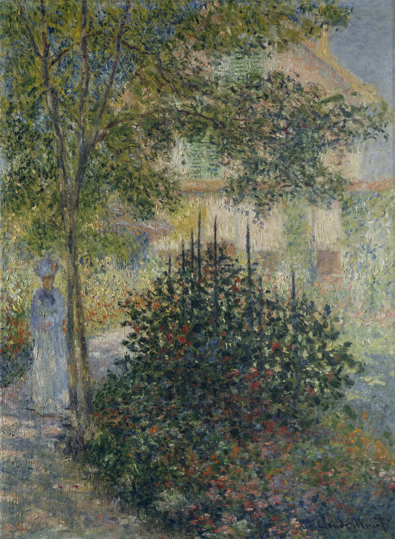 Camille Monet (1847-1879) nel giardino di Argenteuil - Claude Monet