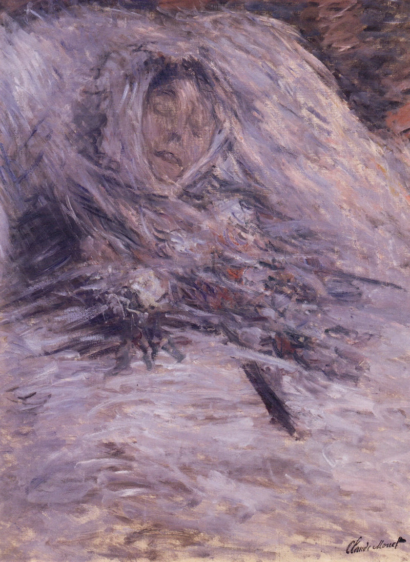 Camille sul suo letto di morte - Claude Monet