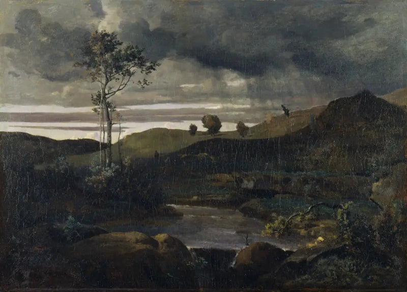 Campagna di Roma in inverno - Jean-Baptiste Camille Corot