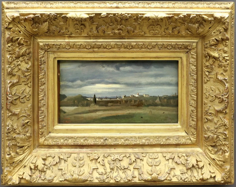 Campagna romana. Le Monte Testaccio - Jean-Baptiste Camille Corot