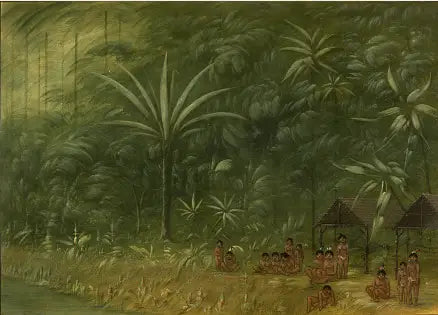 Campo di Cocomas - Sguardo verso la riva - George Catlin