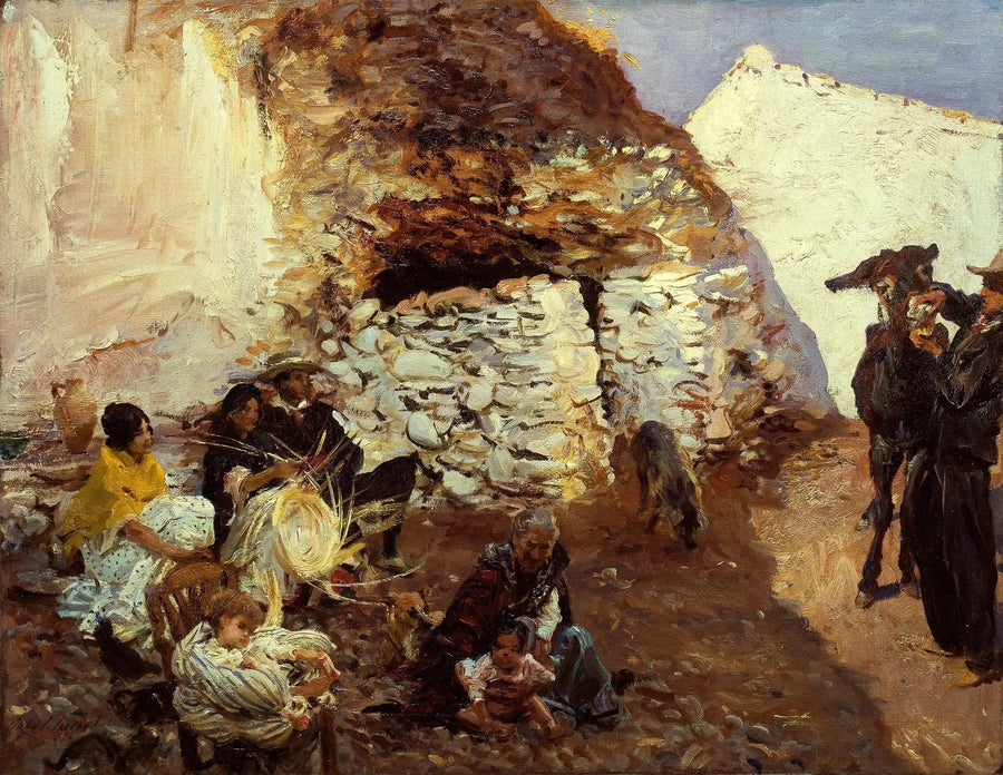 Accampamento gitano, Granada, Spagna - John Singer Sargent