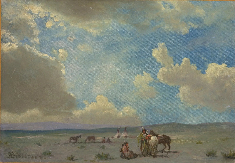 Accampamento indiano - Albert Bierstadt
