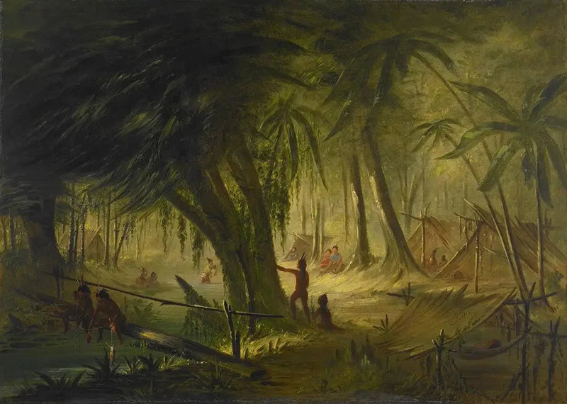 Accampamento indiano - George Catlin