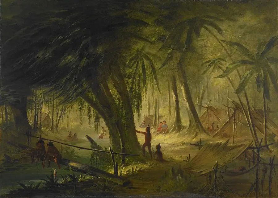 Accampamento indiano - George Catlin