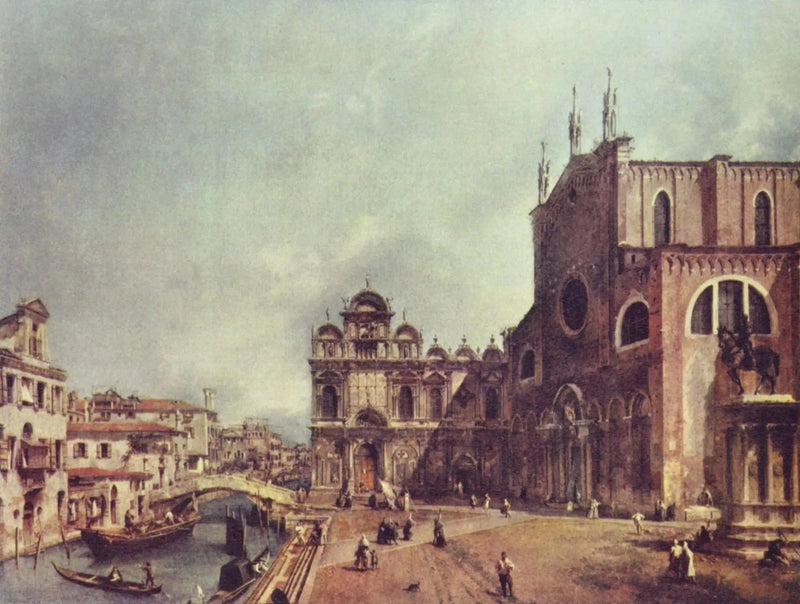 Campo Santi Giovanni e Paolo e Scuola Grande di San Marco - Canaletto