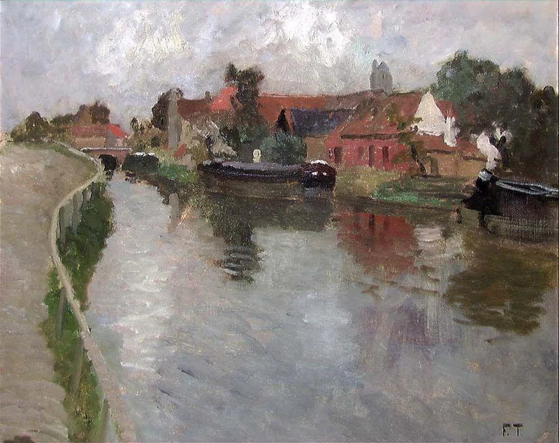 Canale Volendam - Frits Thaulow