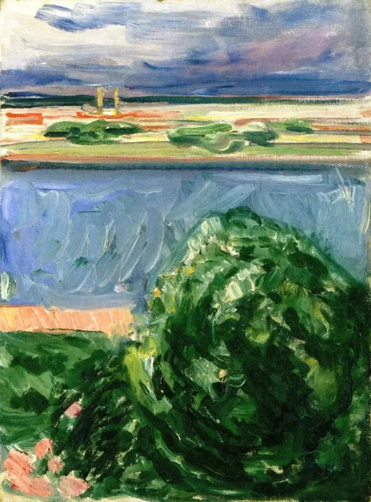 canale alle nuvole nere - Edvard Munch