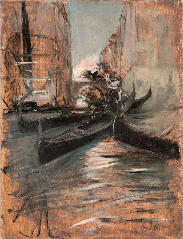 Canale di Venezia - Giovanni Boldini