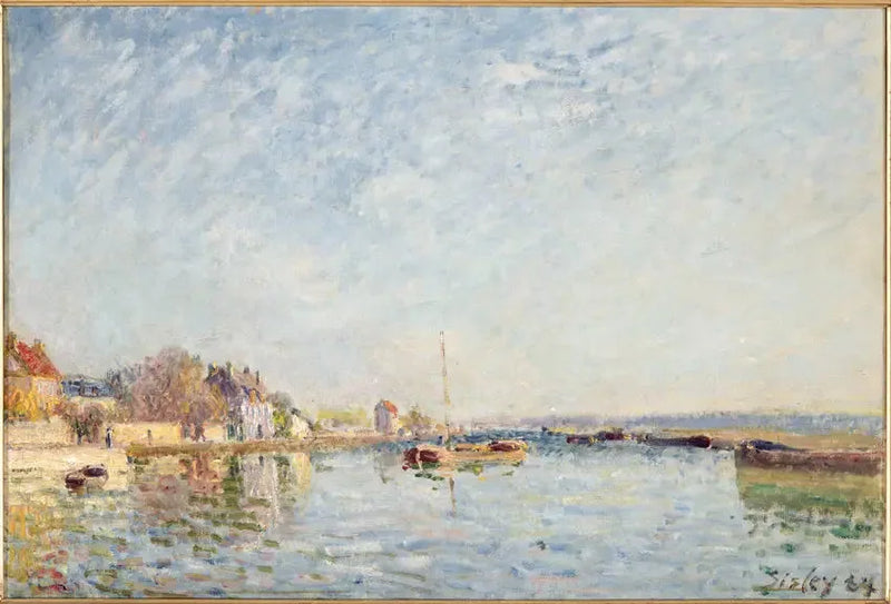 Canale del Loing - Alfred Sisley